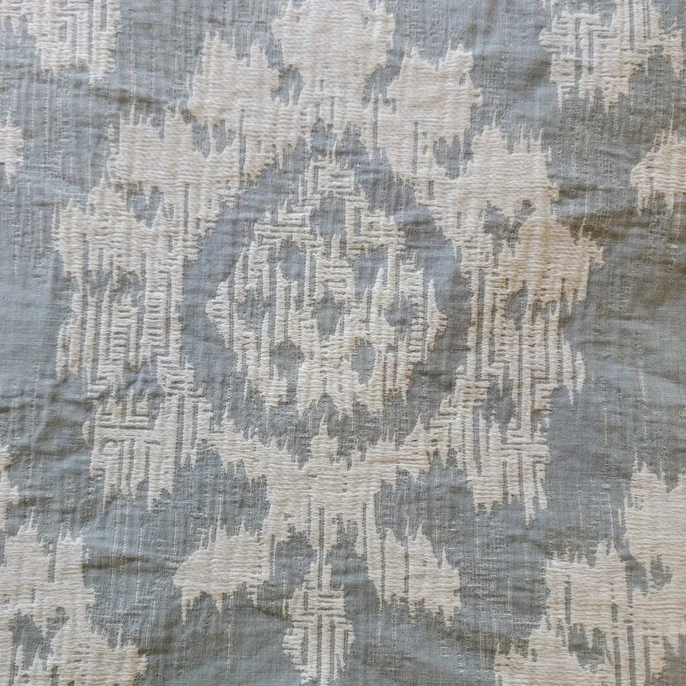 Arhaus Gray White Damask Medallion Cotton Duvet‎ Cover Portugal SUJACK King